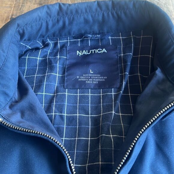 Men’s Nautica Jacket size L navy - Picture 2 of 10